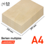 Lasersheets 10 x A4 Contreplaqué de bouleau 0.5mm | 210 x 297 mm | Pack avantage | Pour découpe laser, modélisme, loisirs créatifs, CNC, pyrogravure
