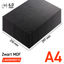 Lasersheets 10 x A4 MDF Noir 6mm | 210 x 297 mm | Pack avantage | Pour découpe laser, modélisme, loisirs créatifs, CNC, pyrogravure