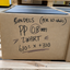 Pack PP noir 0,8 mm, 10 plaques de 61 x 37 cm
