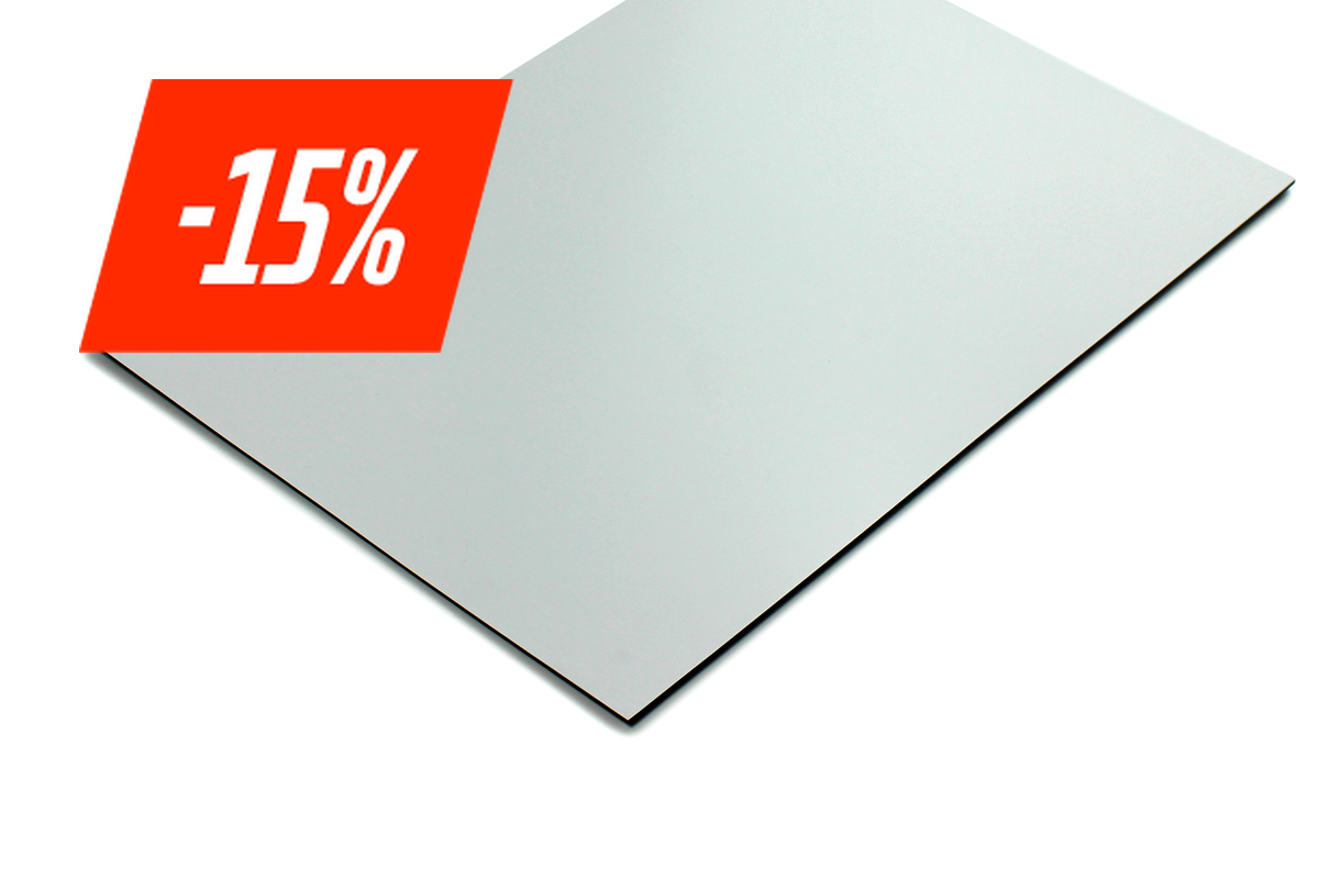 Economy graveerplaat 1.5 mm wit met zwarte kern - Lasersheets - sale 15%