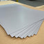 Lot de PP 0,8 mm gris, 10 plaques de 61 x 37 cm