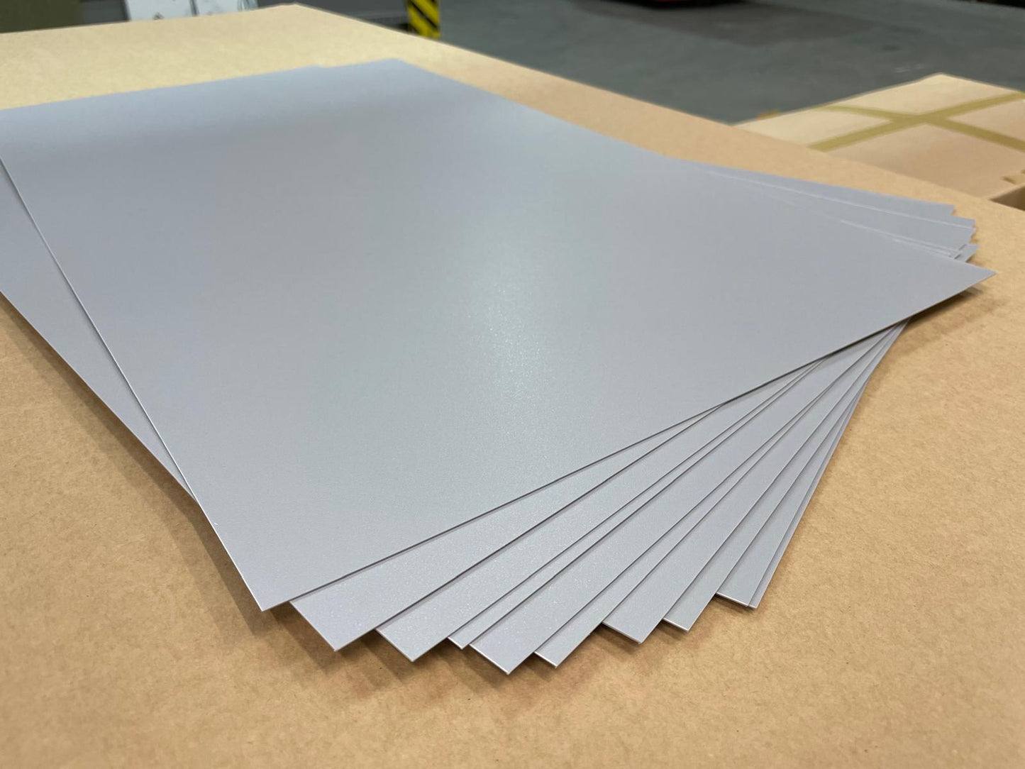 Lot de PP 0,8 mm gris, 10 plaques de 61 x 37 cm