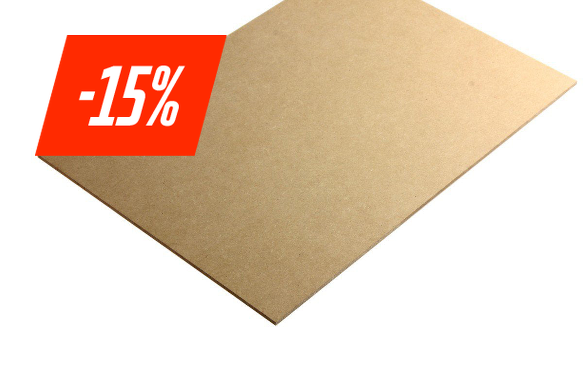 MDF 3.0 mm FSC mix 70% bruin - Lasersheets - sale 15%