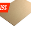 MDF 4.0 mm FSC mix 70% bruin - Lasersheets - sale 15%