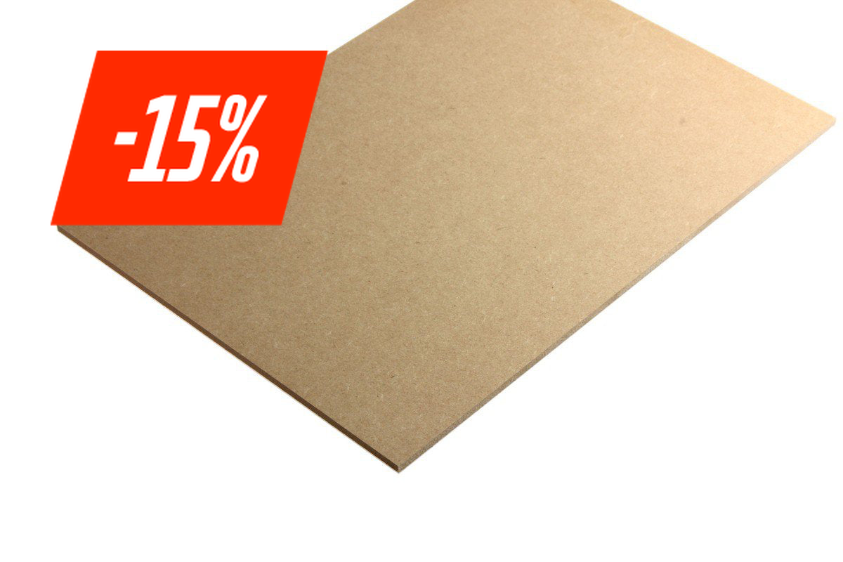 MDF 4.0 mm FSC mix 70% bruin - Lasersheets - sale 15%
