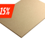 MDF 6.0 mm FSC mix 70% bruin - Lasersheets - sale 15%