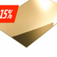 Spiegel-acrylaat 3.0 mm goud - Lasersheets - sale 15%