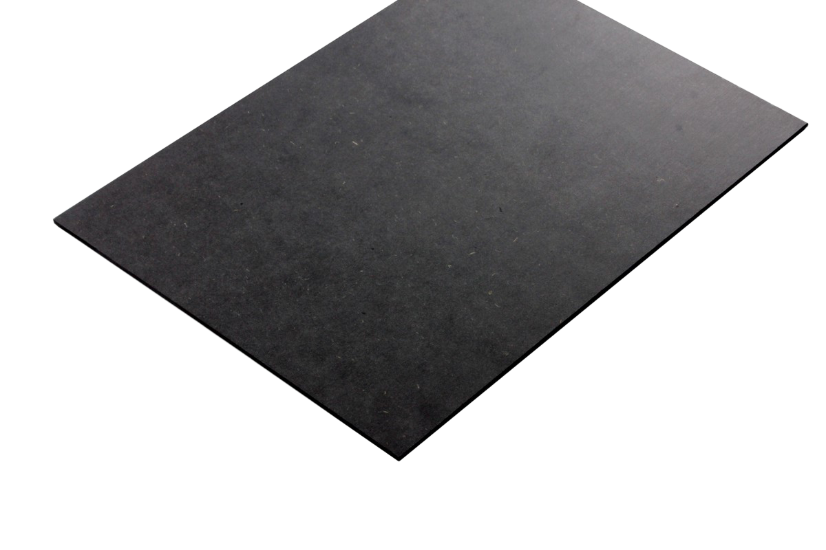 Lasersheets 10 x A4 MDF Noir 6mm | 210 x 297 mm | Pack avantage | Pour découpe laser, modélisme, loisirs créatifs, CNC, pyrogravure