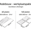 Werkplaatspakket plaatmateriaal voor lasersnijden: Modelbouw - Lasersheets